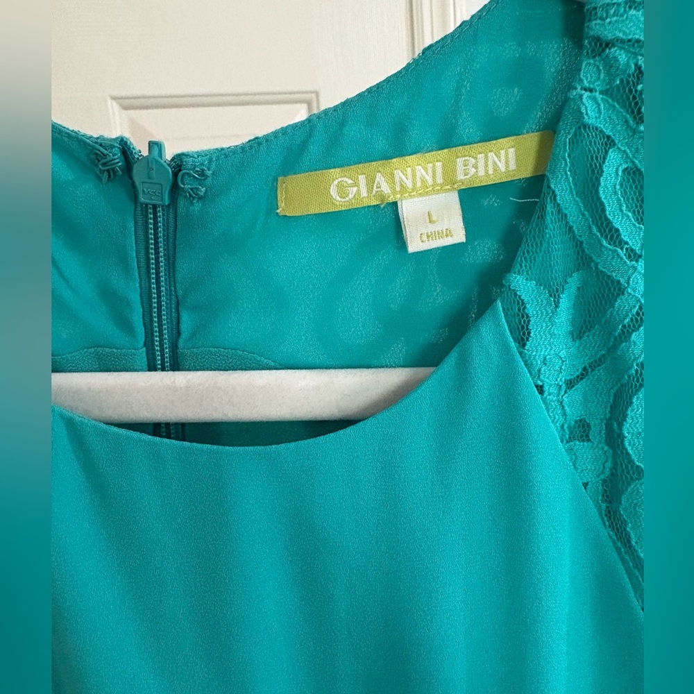 Turquoise Gianni Bini dress. Size L.
